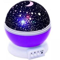 Luminária Abajur Star Master Lua Estrela Usb Galaxy Lighting - Importa