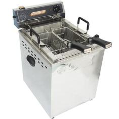 Fritadeira Elétrica Água Óleo 25 Litros 8000W Mesa Bancada 220V Indust