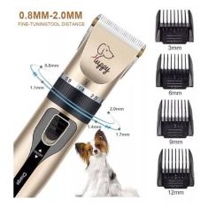 Maquininha Tosa Kit Pet Silenciosa Aparador Recarregável Cachorro Gato