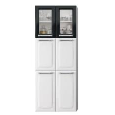 Paneleiro Duplo Luce 6 Portas 70cm IPLDV-70 MX Itatiaia, Branco com Pr