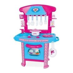 Barbie Cozinha Infantil Pia Fogão Cotiplás 2228, Barbie Cozinha Infant