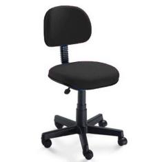 Cadeira Regulável Estofada - Preto - 110kg