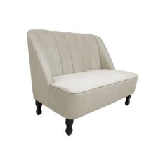 Sofá Namoradeira Poltrona Decorativa 2 Lugares Teles Suede - Maite Mod