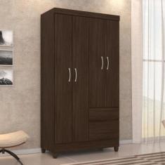 Guarda Roupa Vicenza Ébano - CasaH