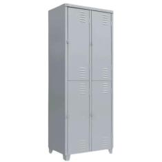 Roupeiro de aço - 4 portas grande - MOVEIS VITORINO