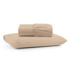 Jogo De Lençol Luiza Solteiro 2 Pçs Percal 100% Algodão 180 Fios Ponto