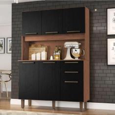 Armário de Cozinha Completa Compacta 6 Portas 2 Gaveta - ZANZINI MÓVEI