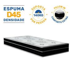 Colchão de Espuma D45 PillowIn Anjos OrtoConfort Solteiro 88 - Anjos C