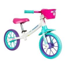 Bicicleta Balance Bike Drop Cecizinha Infantil Feminina Branco - Caloi