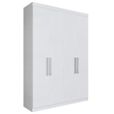 Guarda-Roupa 4 Portas Édez PH1714, 2 Gavetas, Branco