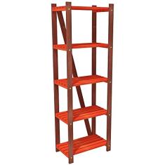 Estante Multiuso Colors Suze Vermelho Tomate Seco