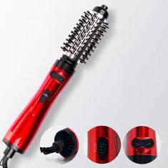 Escova Rotativa 2 Em 1 Secadora Modela Cabelo Liso Brilhante
