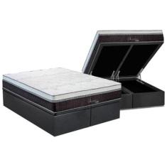 Cama Box Baú + Colchão Polar Molas Ensacadas Serenatta 158x198 - Colch