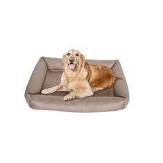 Cama Para Cachorro Grande 100x87 Cm - CAPUCCINO - 100% Lavável e Resistente - Pet Querido
