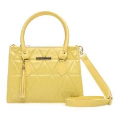 Bolsa Feminina Transversal Média Estilo Madrid Bordada Moda Luxo Traba