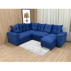 Sofá Canto Azul 810 Áustria - Alpoim