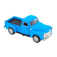 Miniatura Carrinho Chevrolet De Metal Pickup 3100 Azul (1950)