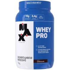 Whey Pro 1kg Max Titanium, 1kg, Chocolate