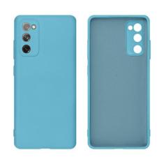 Capa Silicone Protege Câmera para Galaxy S20FE Lisa - GCM, Azul Piscin