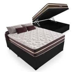 Cama Box Baú E Colchão + Colchão De Molas - Anjos - Superlastic  22x138x188cm