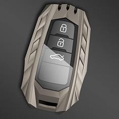 TPHJRM Porta-chaves do carro Capa de liga de zinco inteligente, adequada para Toyota Prius Camry Corolla CHR RAV4 Prado 2018, Porta-chaves do carro ABS Smart Car Key Fob