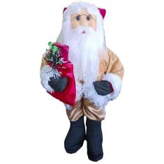 Boneco Papai Noel Dourado - 40cm