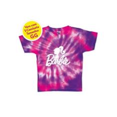Kit Tie Dye Da Barbie Com Camiseta Tamanho Gg Fun F00545