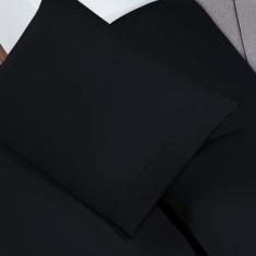 Jogo de Cama Solteiro Lençol Fronha Liso 2 Peças - Mercado Bordado, Pr