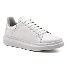 Tenis Masculino, de couro, forrado, Casual urbano 6049-Masculino