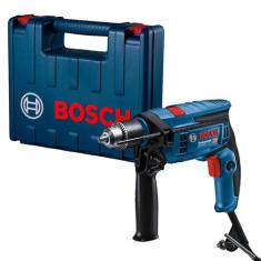 Furadeira de Impacto GSB 13 RE 750W com Maleta 127V Azul Bosch, 110V