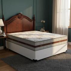 Cama Box com Colchão de Molas Ensacadas DAngelis Classic Viúva 128 cm 