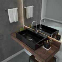 Kit Cuba Rt55 com Válvula Click 1 Polegada G e Sifão Cromado e Flexíve