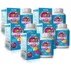 Kit Com 05 - Super Ômega 3 Infantil 90 Cápsulas Mastigavéis Ekobé