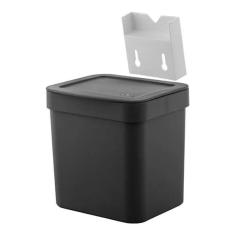 Lixeira Suspensa Com Suporte Para Fixação Trium Compacta