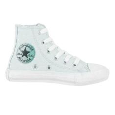 Tênis Infantil Converse Original Chuck Taylor Kids Hi Seasonal Plus Cano Alto Azul-Feminino