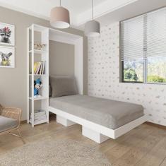 Cama Infantil/Juvenil Articulada com Nicho Arizona Branco