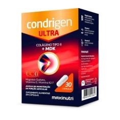 Condrigen Ultra Colágeno Tipo II + MDK MaxiNutri - 30 cápsulas
