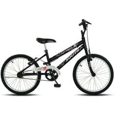 Bicicleta Infantil Aro 20 South Grazzy Meninas - Preto Preto