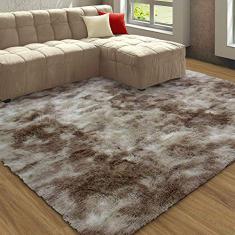 Tapete Felpudo Bege 2,00x3,00m para Sala e Quarto - Antiderrapante, Macio e Decorativo | Casa Dona