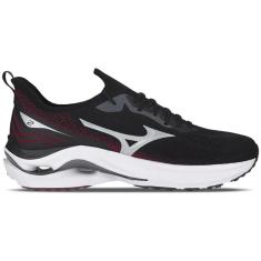 Tênis Mizuno Wave Zest 2 - Masculino - Preto-Vermelho