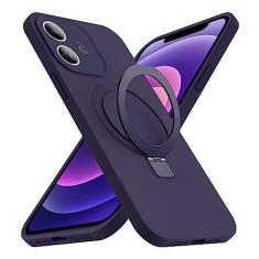 SKYLMW Capa projetada para iPhone 11 com suporte magnético invisível compatível com MagSafe Military Drop Testada à prova de choque capas de telefone para iPhone 11 para mulheres e homens 6,1