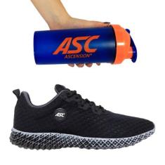 Kit Tênis Esportivo Para Treino e Academia Feminino e Coqueteleira - C