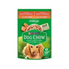 Ração Úmida para Cachorro Adulto Sachê Dog Chow - ExtraLife Salmão 100
