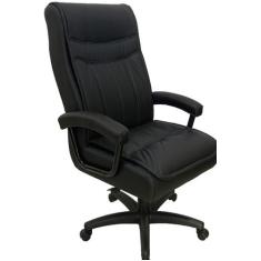 Cadeira Presidente para Escritório com Mola Ensacada Preto - Design Of