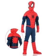 Marvel Fantasia Homem Aranha Infantil Com Macacão Máscara - Abrakadabr
