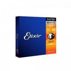 Encordoamento Para Guitarra .011 Medium Nanoweb Elixir