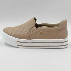 Tênis Via Marte Casual Slip On Flatform Feminino-Feminino