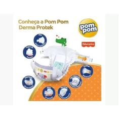 Fralda Pom Pom Derma Protek Hiper 1 Pacote Tamanho M C/ 86 unidades