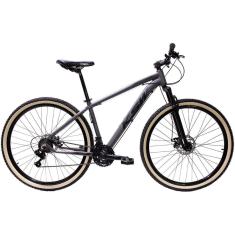 Bicicleta Aro 29 Ksw Xlt Alumínio 21v Freios a Disco hidráulicos(óleo) Suspensão Diant. Pneus Bege-Unissex