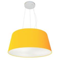 Lustre Pendente Cone Md-4048 C pula Em Tecido 21/50x40cm Lara